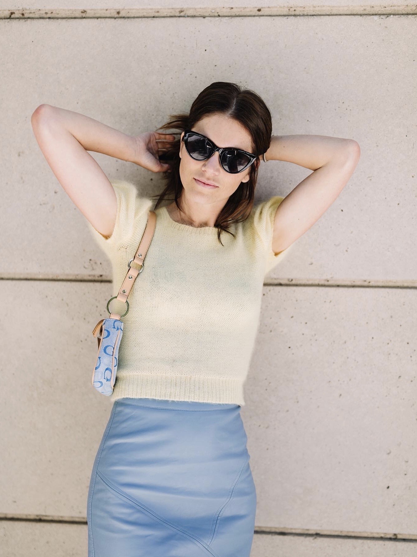 Color-blocking pastels: a Summer look